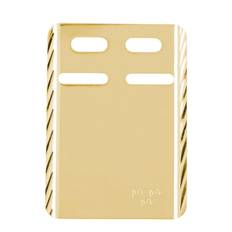 Hängsmycke 18k guld - id-bricka 17x23 mm