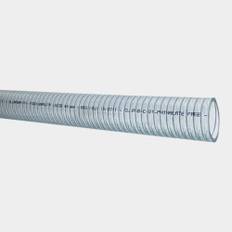 Färskvattenslang / vattenslang, PVC-slang & stålspiral, Food Quality, 19 mm (3/4″), 30 meter, transparent