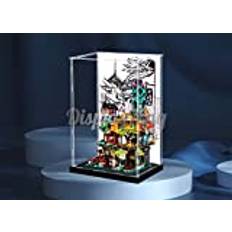 Displayfodral i akryl för Lego NINJAGO City Garden 71741 (Lego-set ingår inte) (med bakgrund)