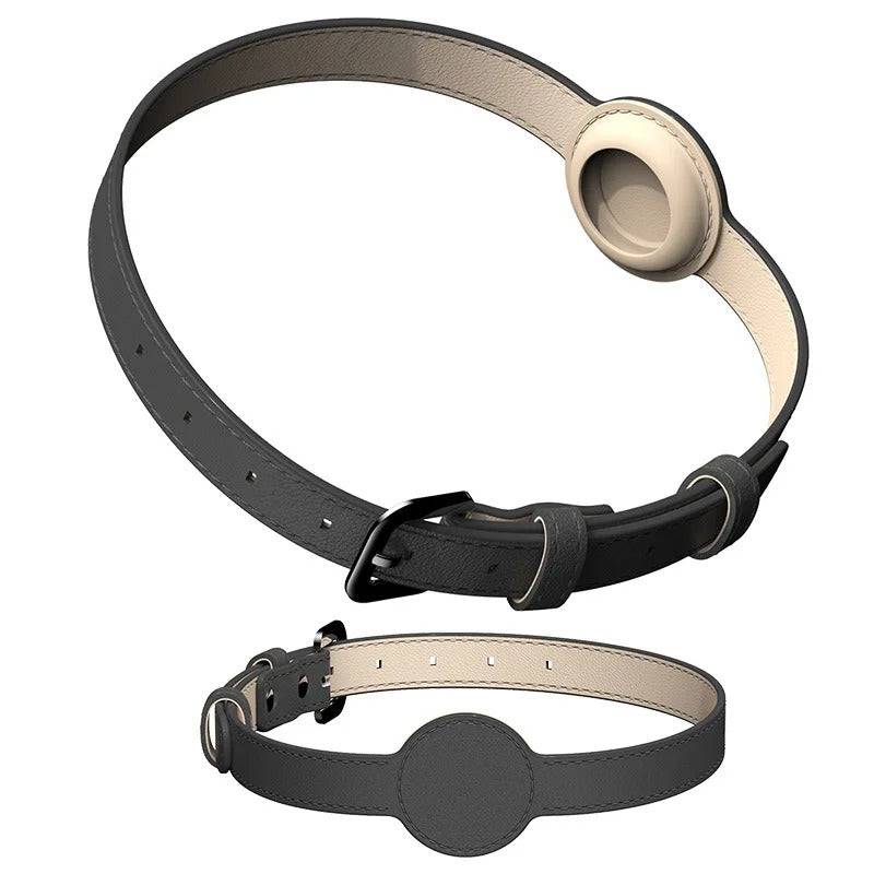 Edouard Collar – Lyxig Hundhalsband med Airtag - Svart / M