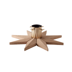 Skagerak | Stella Christmas Tree Base - Oak / Brass Plated Steel