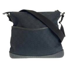 Gucci Vintage, Vintage , Herre, Sort, ONE SIZE, Uld, Pre-owned Canvas skuldertasker