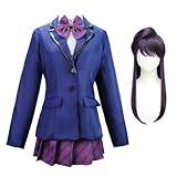 Gooyeh Komi Shoko Cosplay komi Can 't Communicate Anime kostym cosplay campus uniform kvinnor kostym tema fest komisk kon halloween cosplay kostym med peruk fullt set