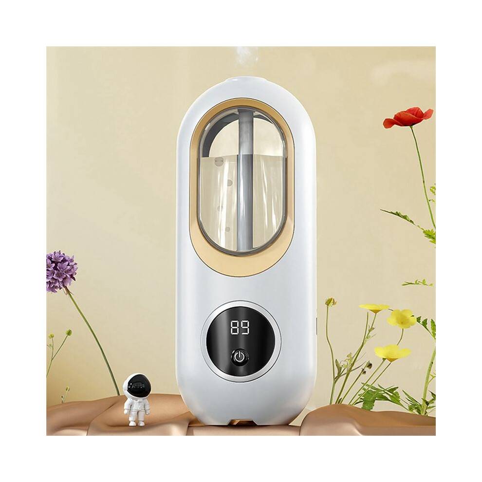 120Ml Essential Oil Diffuser Wall Mounted Aromatherapy Digital Display with Night Light Air Purifier Rock Gray