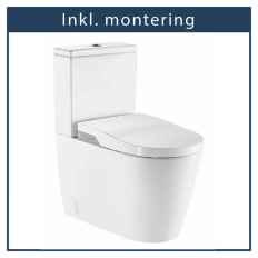 Inkl. montering, Laufen Roca Inspira gulvstående douchetoilet