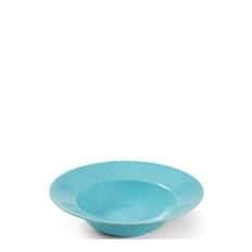 Rhombe Color Dyb Tallerken´ Home Tableware Plates Deep Plates Blue Lyngby Porcelæn