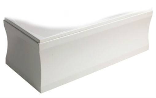Cleo front og L-paneler, rektangulær - Royal Bad & Spa 170x75 L-panel