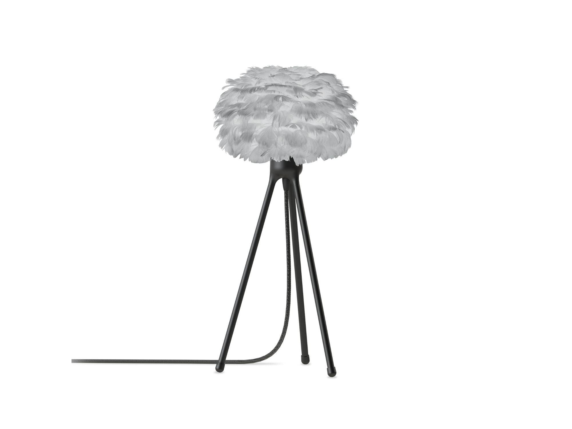 UMAGE - Eos Tripod bordlampe - Micro - Ø22 cm / Sort / Light Grey
