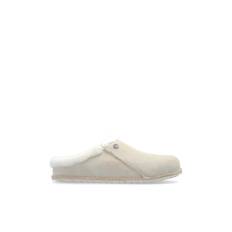 Birkenstock, Sko, Herre, Grå, 43 EU, Læder, Zermatt Premium Hjemmesko