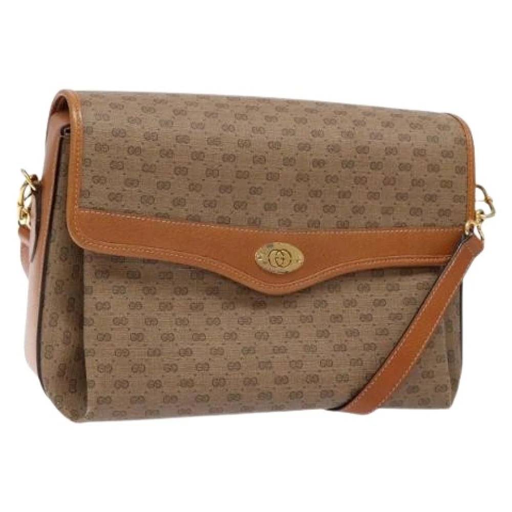 Gucci Vintage Pre-owned Plast gucci-tasker - Vintage - Dame - Beige - ONE SIZE - Uld