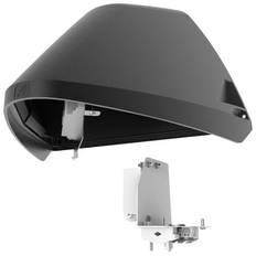 Wolf vægarmatur med sensor, 18/20/30W, 3K/4K, IP65, IK10, grå, asymmetrisk lysfordeling - Ansell Lighting