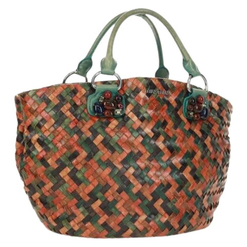 Miu Miu Pre-owned - Pre-owned Läderhandväska Vintage - Dam - ONE Size - Läder