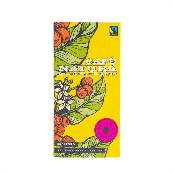 Café Natura Espresso Øko Kaffekapsler.