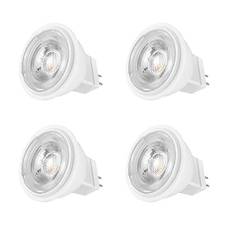 YUIIP GU4 Lampe 4W Warmweiß 3000K – Ersatz für 20W-40W Halogen, MR11 Größe, AC/DC 12V, Nicht Dimmbar, 38° Abstrahlwinkel, 390 Lumen, 4er Pack