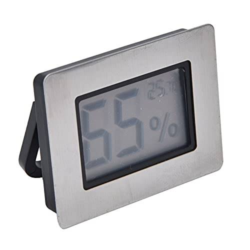 Hygrometer för Humidor, Cigarrhygrometer LCD Elektronisk Termometer, Inomhustemperatur Luftfuktighetsmätare, Inomhustermometer för Cigarrlåda Gitarrväska Burkar Vinskåp