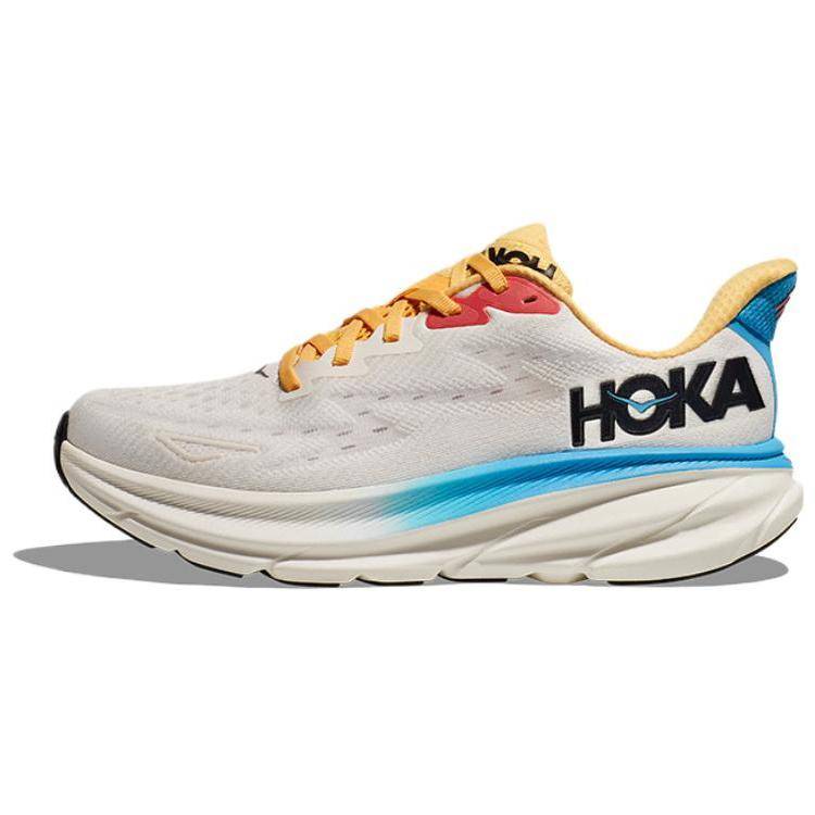 Hoka One One Clifton 9 Blanc De Blanc Swim Day (Kvinnor) Damsneakers 1127896-BSW cm white
