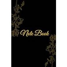 Golden Rose Reflections: A Notebook for Inspired Thoughts: Where Inspiration Blooms in Every Stroke of the Pen with elegant notebook,SIze 6x9 ,120 Page - Pocketbok