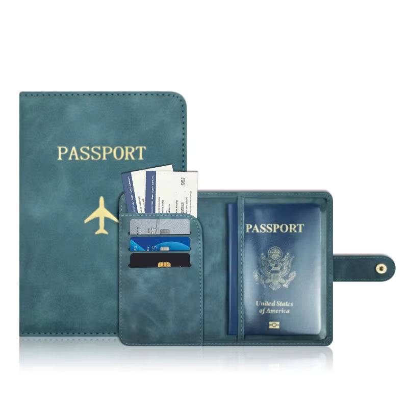 Passfodral med RFID-skydd, vattenavvisande - Ljusgrön
