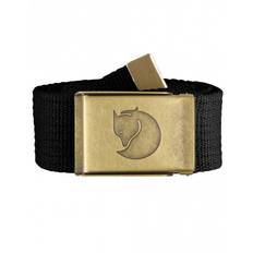 Canvas Brass Belt - Black