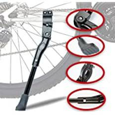 LYCAON Cykelstativ - Aluminiumlegering Justerbart Universellt Cykelställ med Halkfri Gummifot Cykelsidostativ - Cykel Stöd för Mountainbikes/Racercyklar/BMX/MTB/Vägcykel
