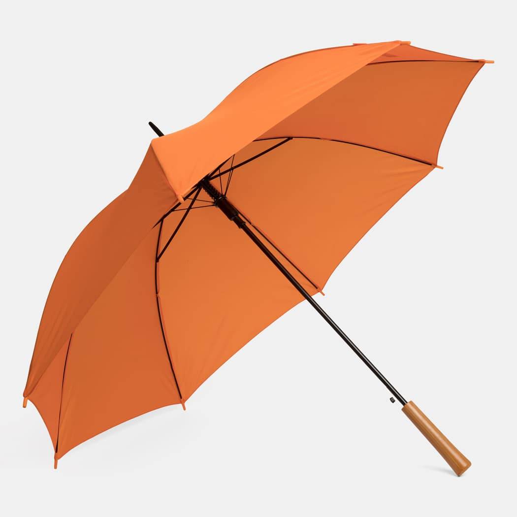 Billige paraply orange farverig paraply til kun 99 kr - Ella Orange