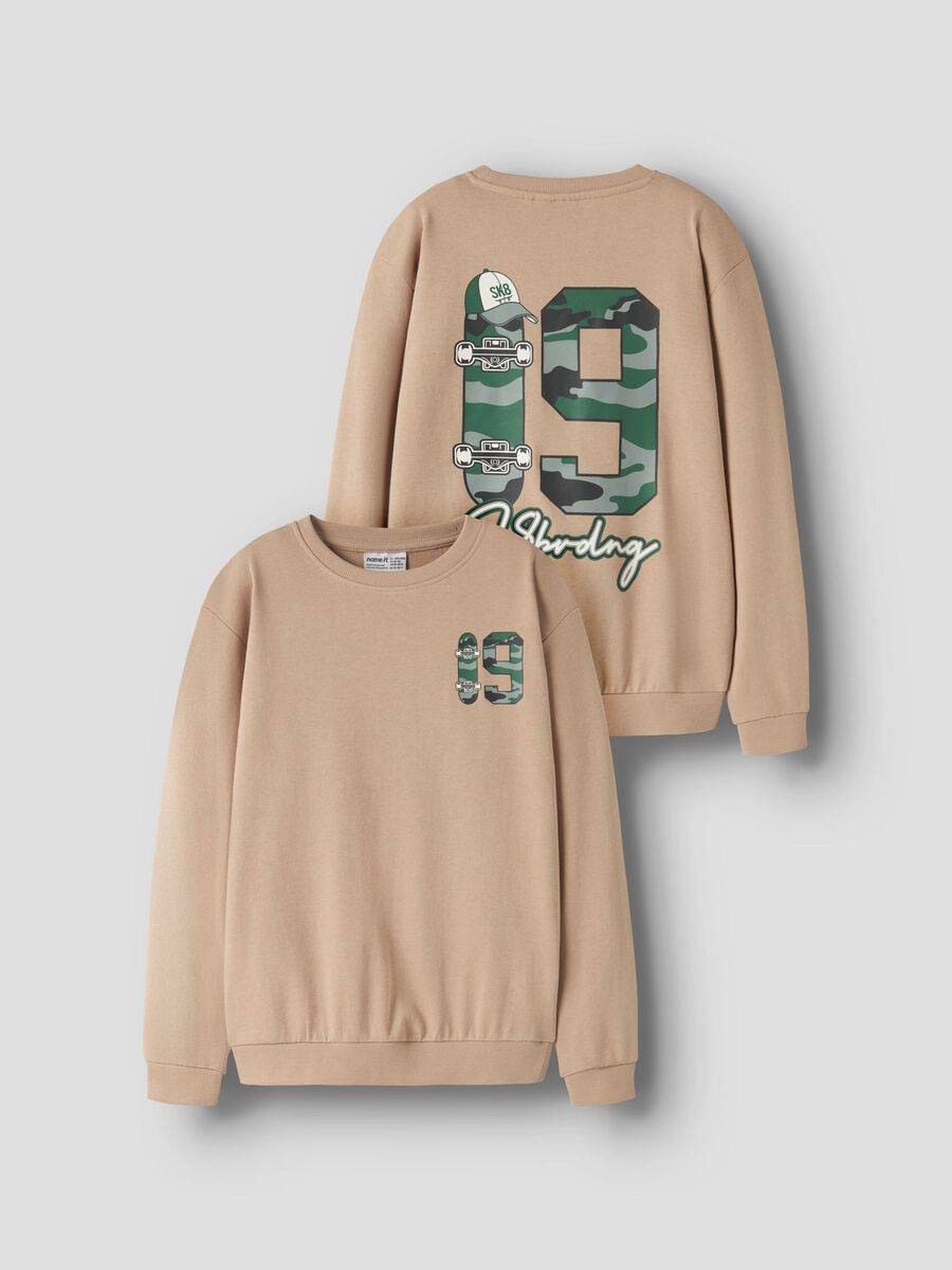 Normal Passform Sweatshirt - Grå - 116
