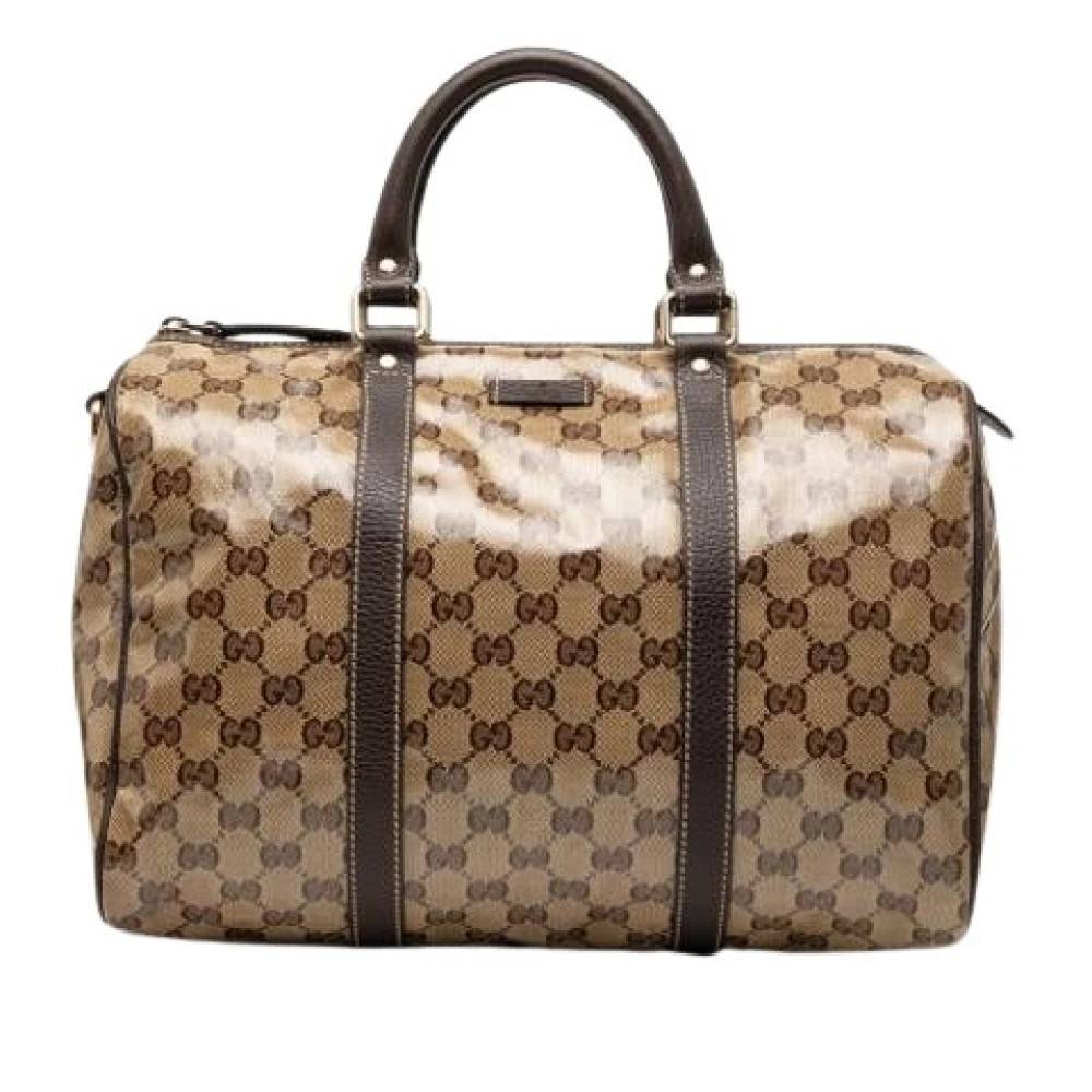 Gucci Vintage Pre-owned Boston Bag - Vintage - Dame - Beige - ONE SIZE - Læder