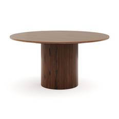 Bark Kopparbo Runt Matbord 150 cm - Valnöt & köksbord Brun