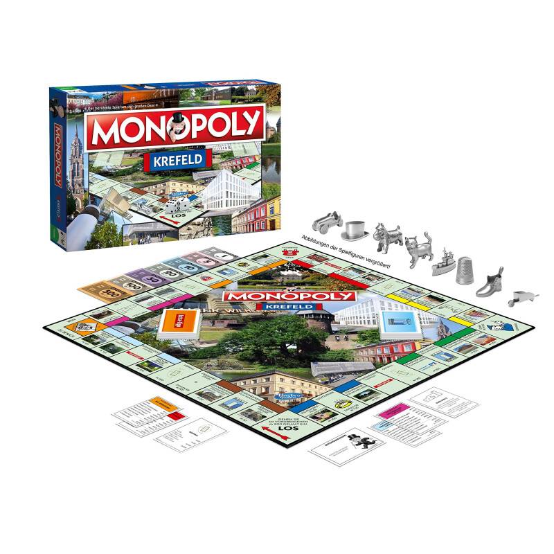 Winning Moves 44512 Monopoly Krefeld - das weltberühmte Spiel um...