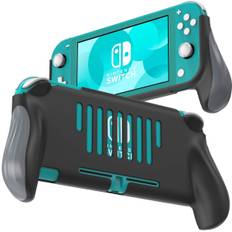 Greb til Nintendo Switch Lite, Ergonomisk Komfortabel Håndholdt Beskyttende Spilkasse Portabel black