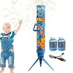 Electric Bubble Machine | Pyrotechnics Bubble Blower Kids | Outdoor Bubble Blower with Bubble Solution Housewarming and Birthday Parties Fun