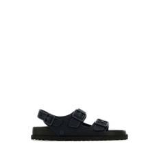 Birkenstock, Sko, Herre, Blå, 43 EU, Blå Raffia Sunshine Sandaler