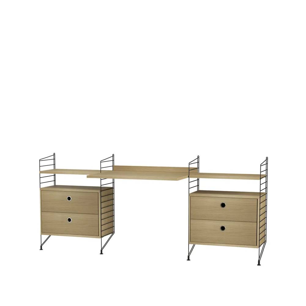 String String kontor ek & svart - Kombination C