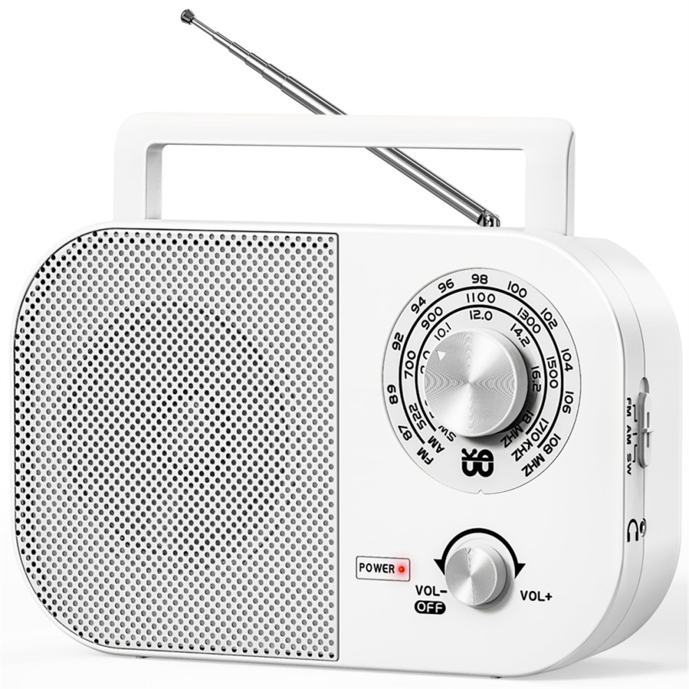 Bærbar AM-FM-radio med lang rækkevidde, transistorradio