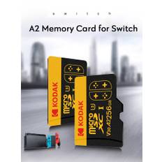 KODAK SD Memory Card Class10 A2 V30 High Speed 128GB Micro TF SD Card 1TB 512GB Waterproof Cartao De
