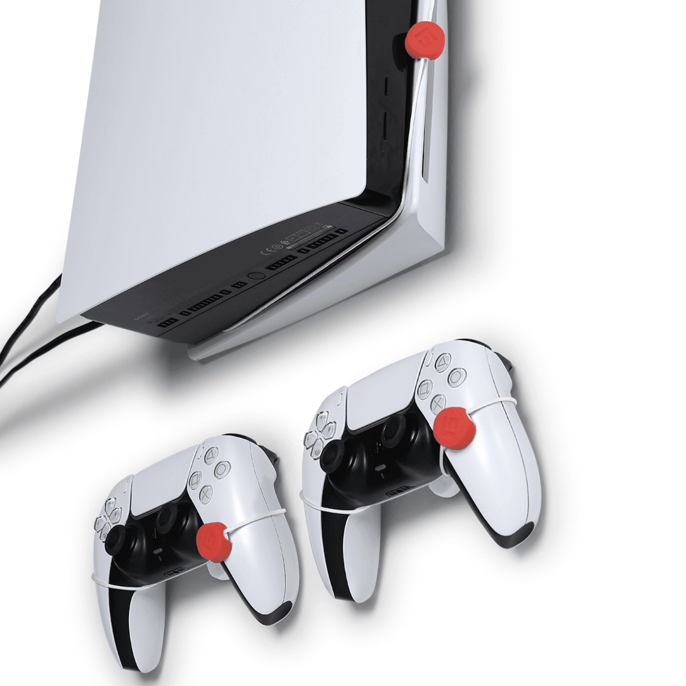 Wall Mount Cover Caps - Red