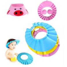 Baby Shower Caps Shampoo Cap Wash Hair Kids Bath Visor Hats Adjustable Shield Waterproof Ear Protection Eye Children Hats Infant