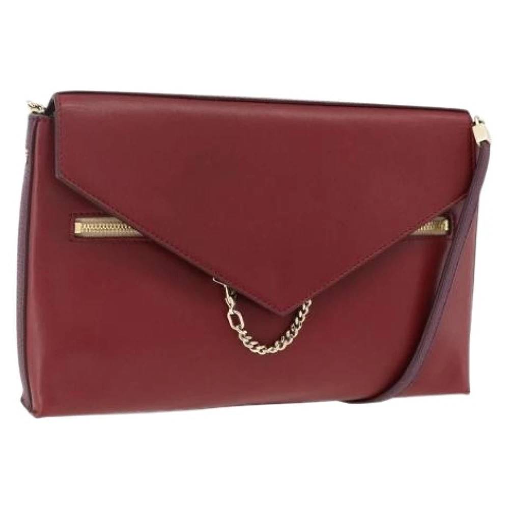 Chloé Pre-owned Pre-owned Skuldertaske - Vintage - Dame - Rød - ONE SIZE - Uld