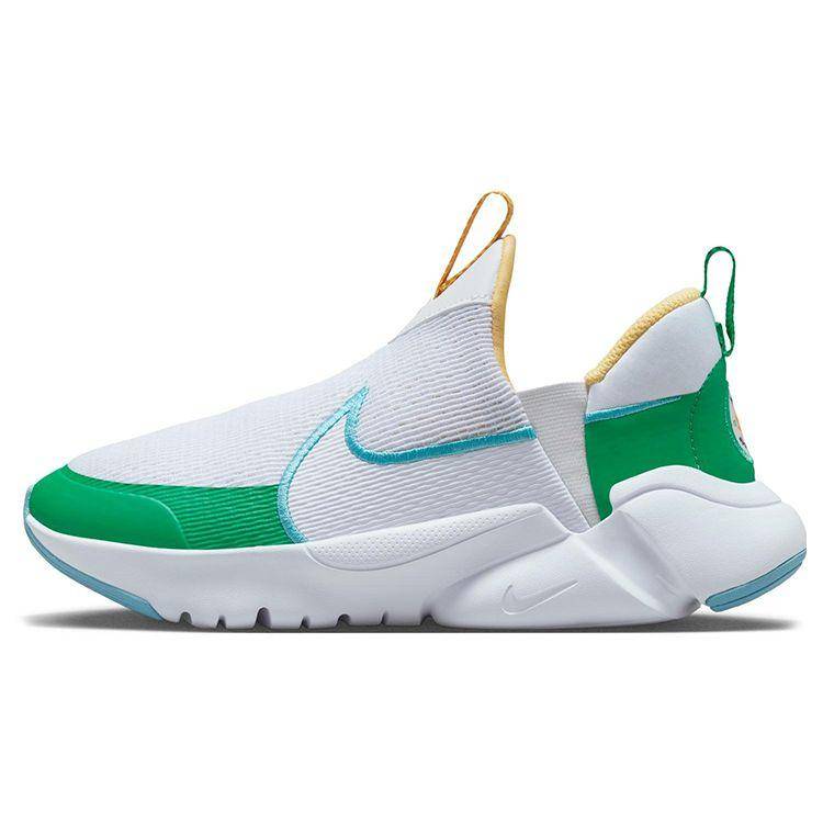 Nike Flex Plus 2 GS Vit Stadiumgrön Barn Sneakers Baltiskblå FJ7722-141 cm white
