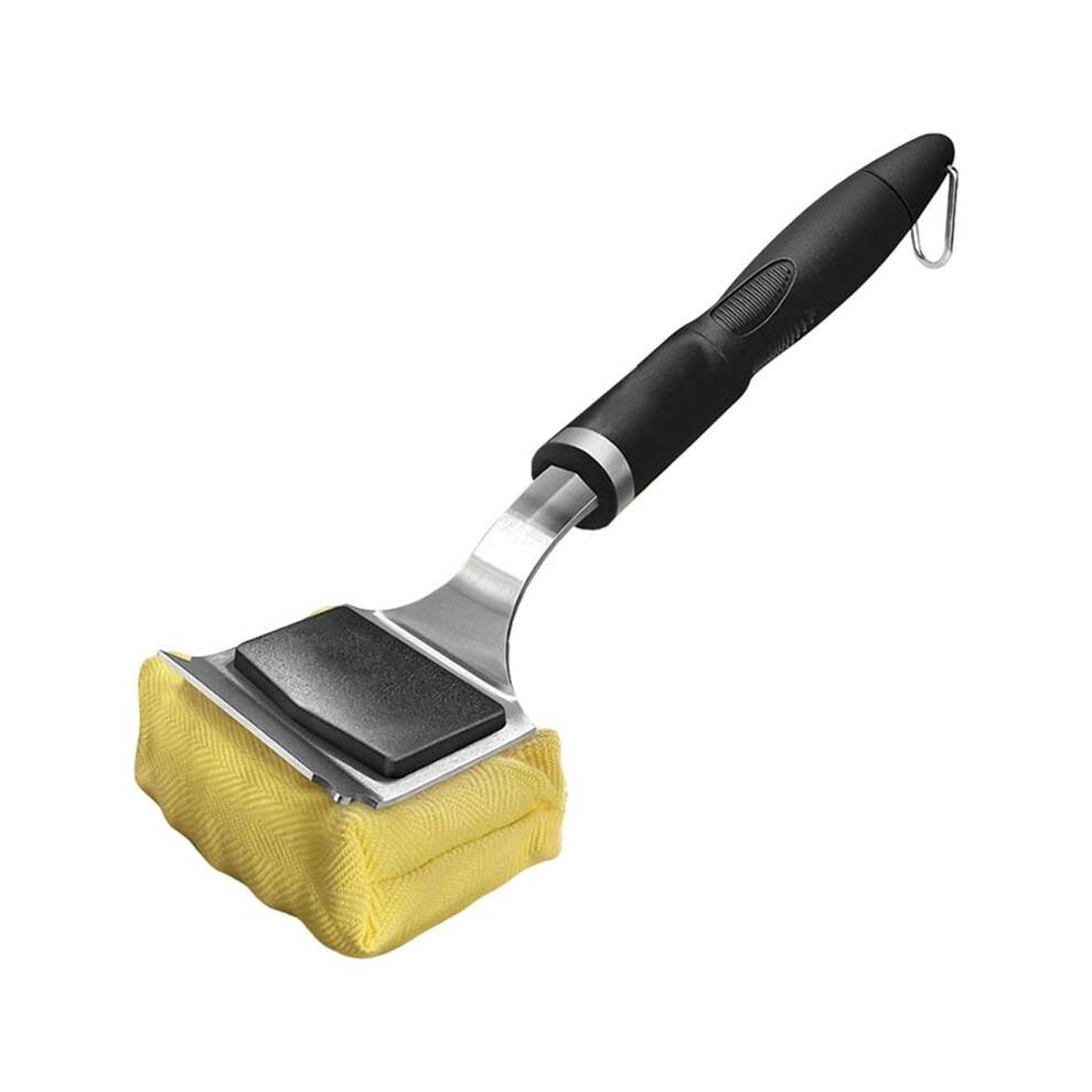 Permanent 304 Rustless Barbecue Brush Against Oxidation Denial Shed Bristles Ergonomic Outdoor Use Extended Handle