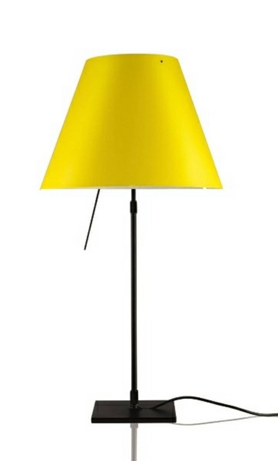Bordlampe Luceplan, dæmpbar, Gul, Stue, Aluminium