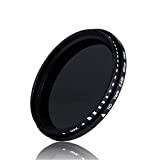 Kamera ND2-400 neutralt densitetsfilter 40,5 mm fadervariabel ND-filter ND2-ND400 för Nikon AF-S NIKKOR 180-400 mm f/4E TC1.4 FL ED VR-objektiv