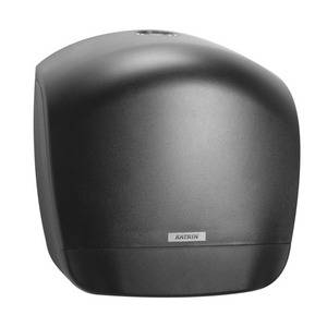 Toalettpappersdispenser Katrin Gigant S, kärnlös, svart