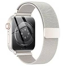 Original Milanese Loop Kompatibel med Apple Watch Armband 38mm 40mm 41mm 42mm 44mm 45mm 46mm 49mm, Kvinnor & Män Magnetiskt Armband för iWatch Ultra 2/Ultra, SE/SE 2, Serie 10 9 8 7 6 5 4 3 2 1