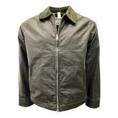 Brixtol Textiles, Jackor , Herr, XL, Bomull, Carter Vaxad Jacka i Oliv