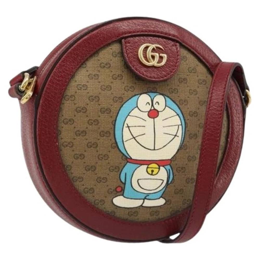 Gucci Vintage - Pre-owned Vintage Micro Small GG Canvas Shoulder Bag Vintage - Dam - ONE Size - Läder