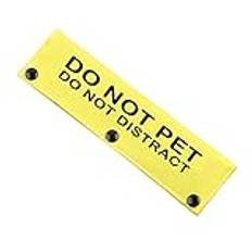 Do Not Pet Do Not Distrahera hundkoppel wrap snap-on skylt service hund fodral (ej distraherande ärm)