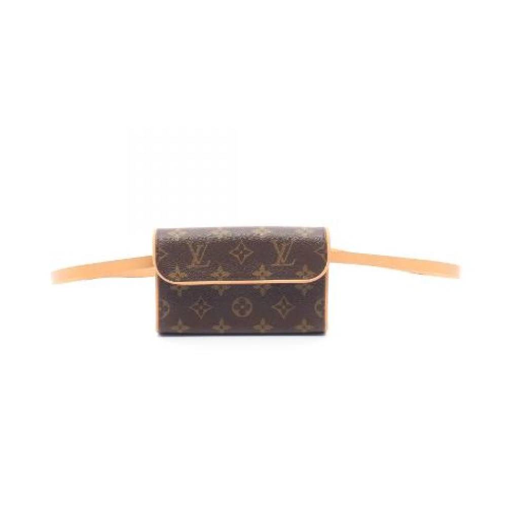 Louis Vuitton Vintage Pre-owned Pochette Florentine Monogram Waist Bag - Vintage - Dame - Brun - ONE SIZE - Uld