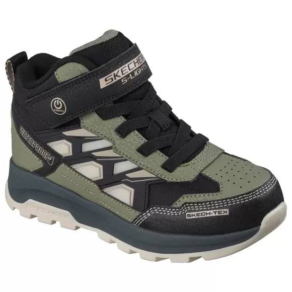 SKECHERS STORM BLAZER-GLOW TRAIL 406381L BKOL.