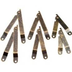 2 st järn möbel gångjärn antikt brons lock stöd gångjärn för box smycken bröst skåp dörr köksskåp gångjärn lock stag - 145 x 84 x 11